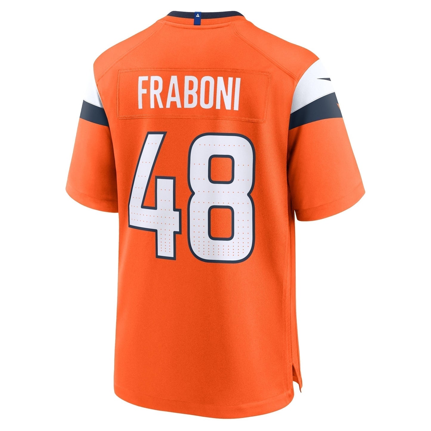 Mitchell Fraboni Denver Broncos Team Game Jersey - Orange