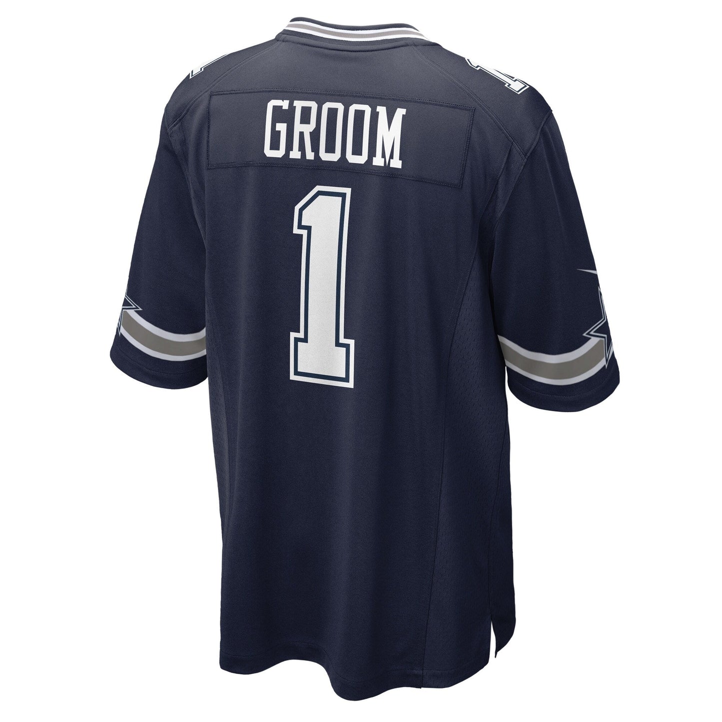 Number 1 Groom Dallas Cowboys Game Jersey - Navy