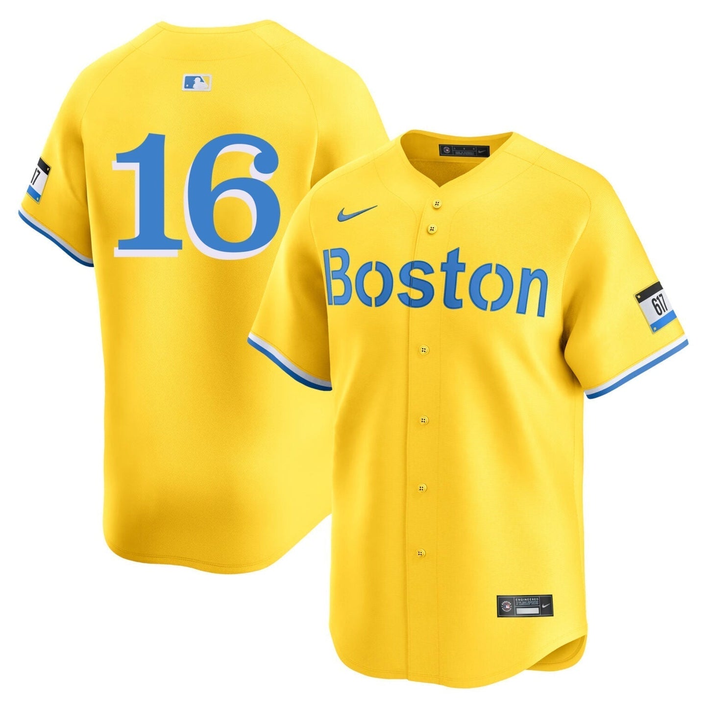 Jarren Duran Boston Red Sox City Connect Limited Jersey Gold