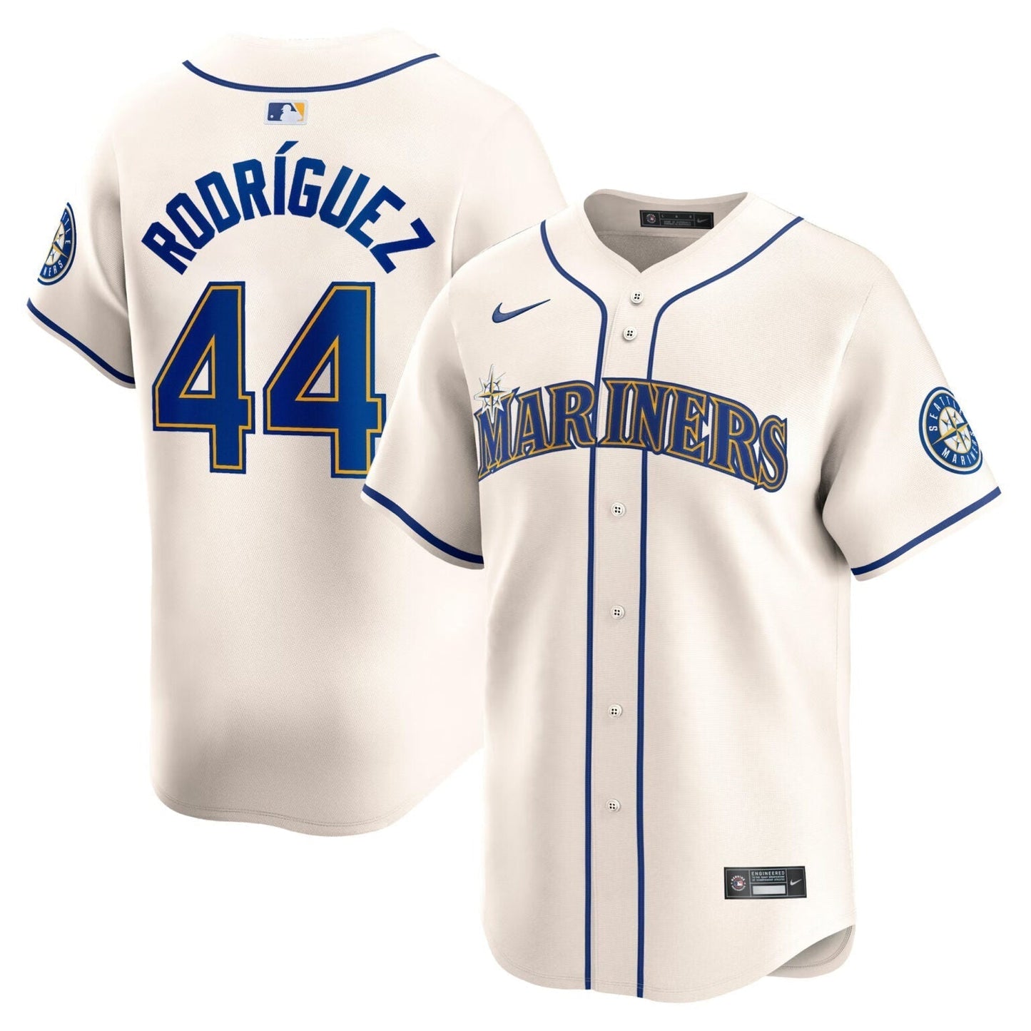Julio Rodriguez Seattle Mariners Alternate Jersey Cream