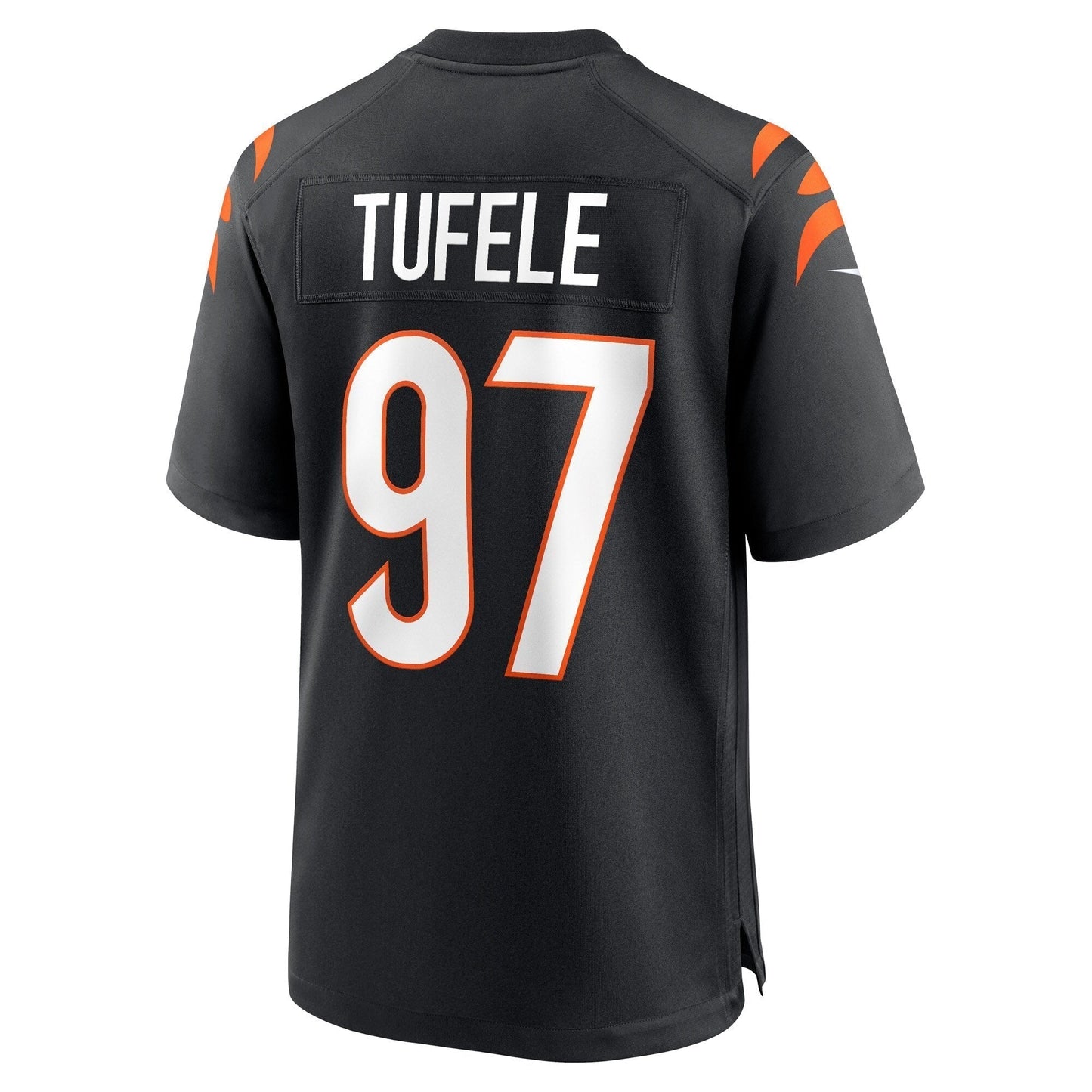 Jay Tufele Cincinnati Bengals  Game   Jersey - Black