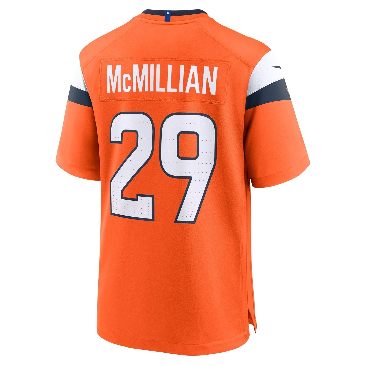 Ja'Quan McMillian Denver Broncos  Team Game Jersey -  Orange