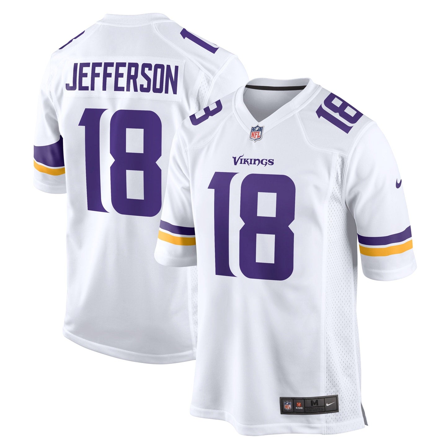 Justin Jefferson Minnesota Vikings  Game   Jersey - White