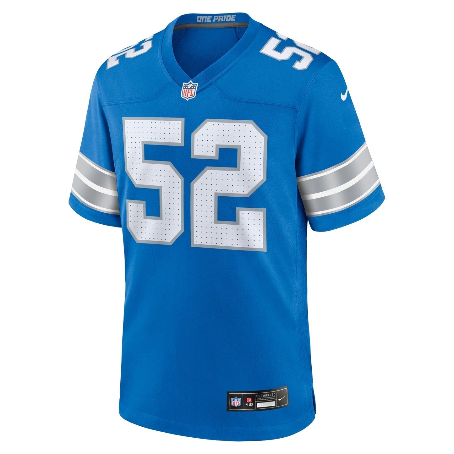Netane Muti Detroit Lions  Game Jersey -  Blue