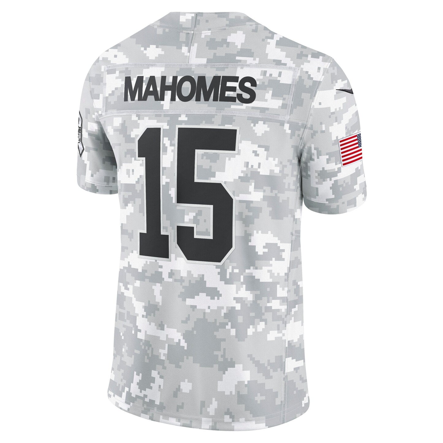 Patrick Mahomes Kansas City Chiefs  2024 Salute to Service Limited Jersey - Arctic Camo