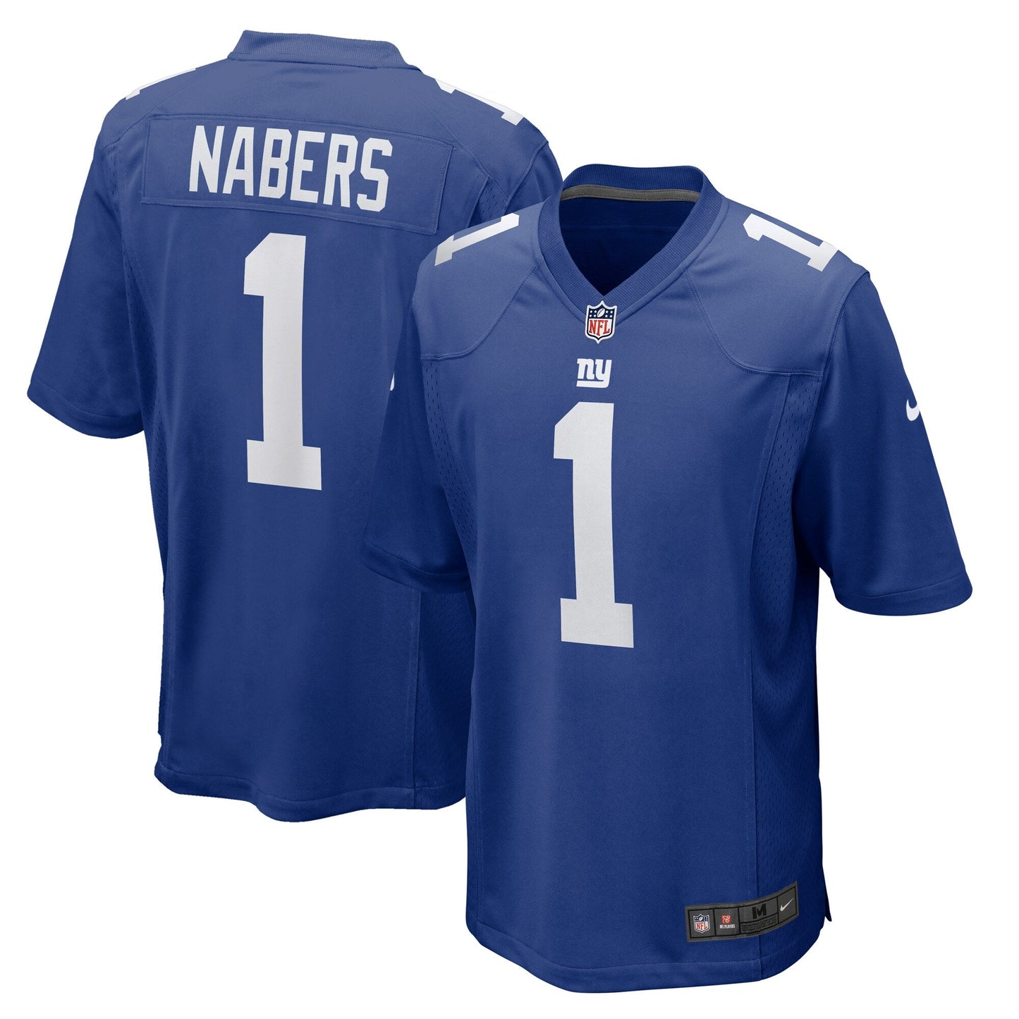 Malik Nabers New York Giants     Game Jersey - Royal