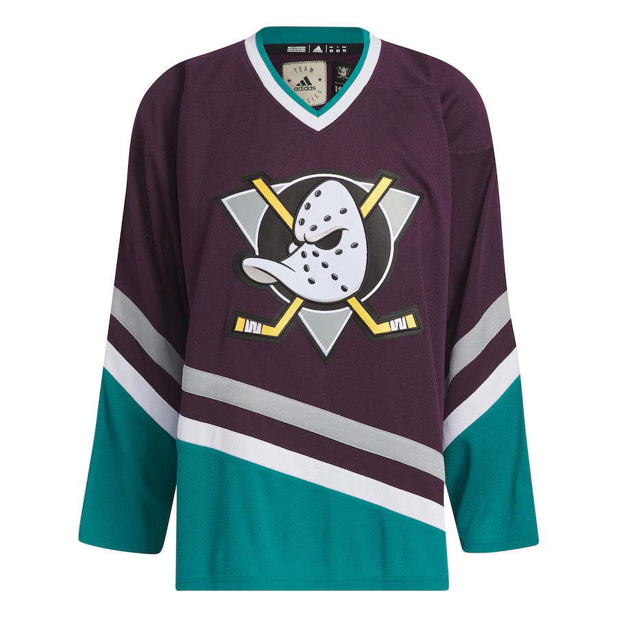 Custom Anaheim Ducks  Team Classic Jersey - Purple