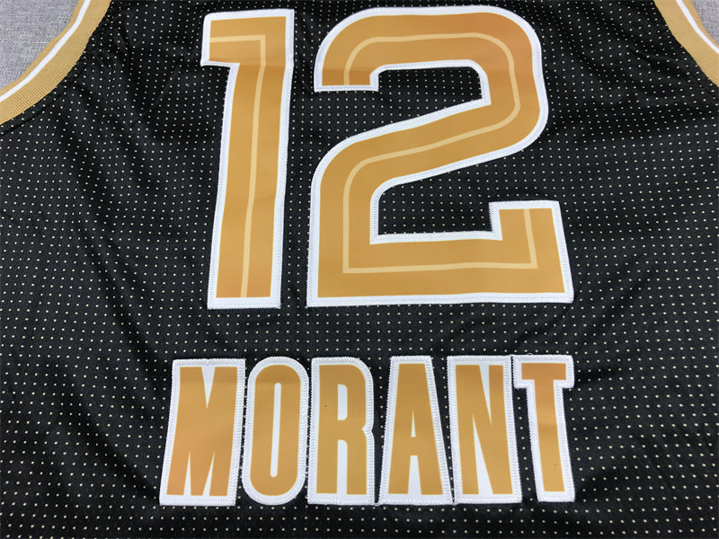 Grizzlies #12 Black Select Edition Jersey