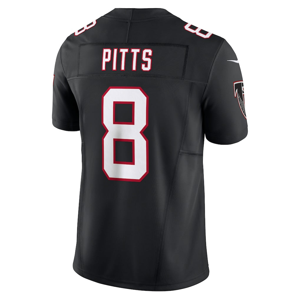 A.Falcons #8 Kyle Pitts Sr. Black Vapor F.U.S.E. Limited Jersey
