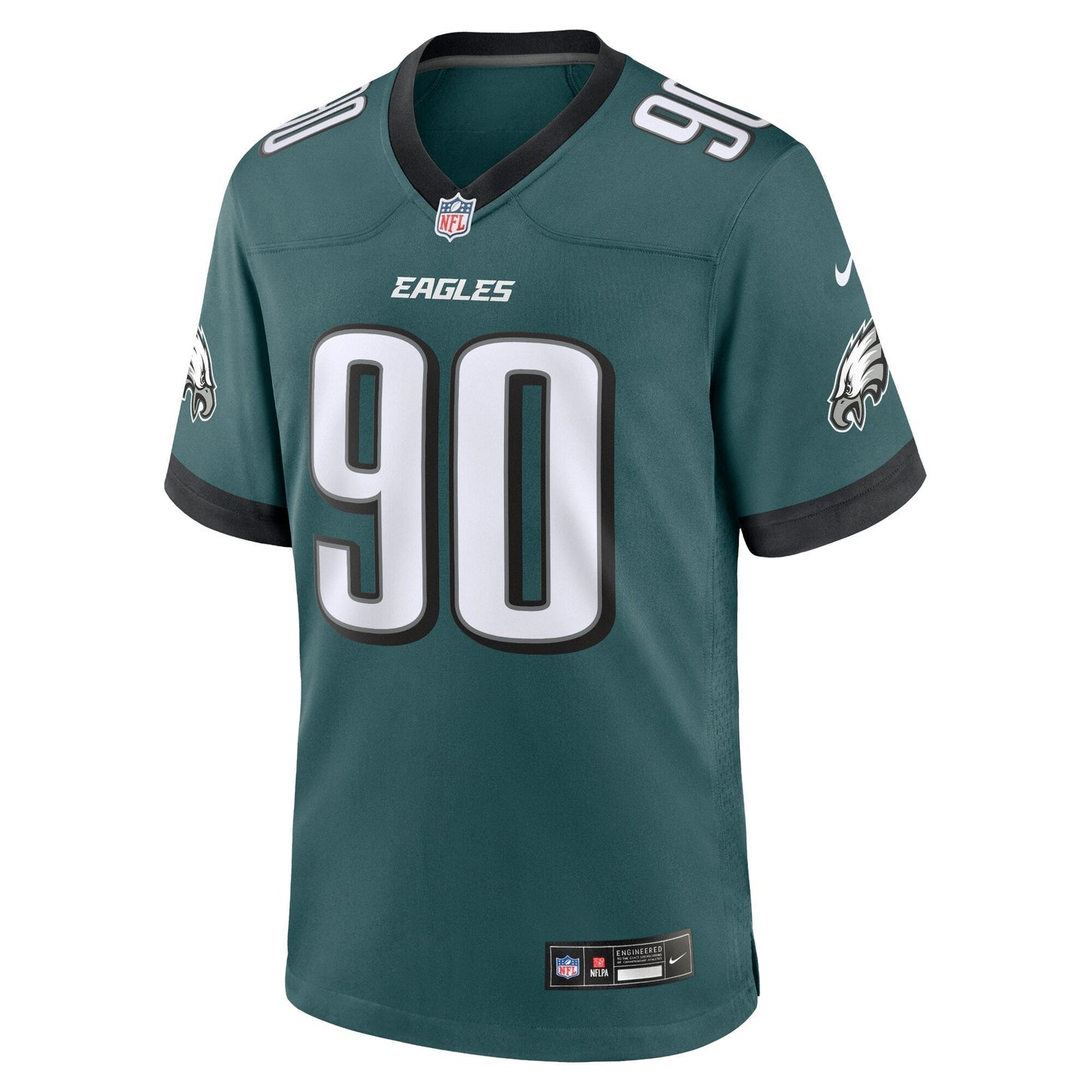 Jordan Davis Philadelphia Eagles  Team Game Jersey - Midnight Green