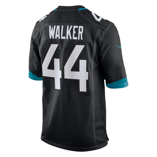 J.Jaguars #44 Travon Walker Black Player Game Jersey