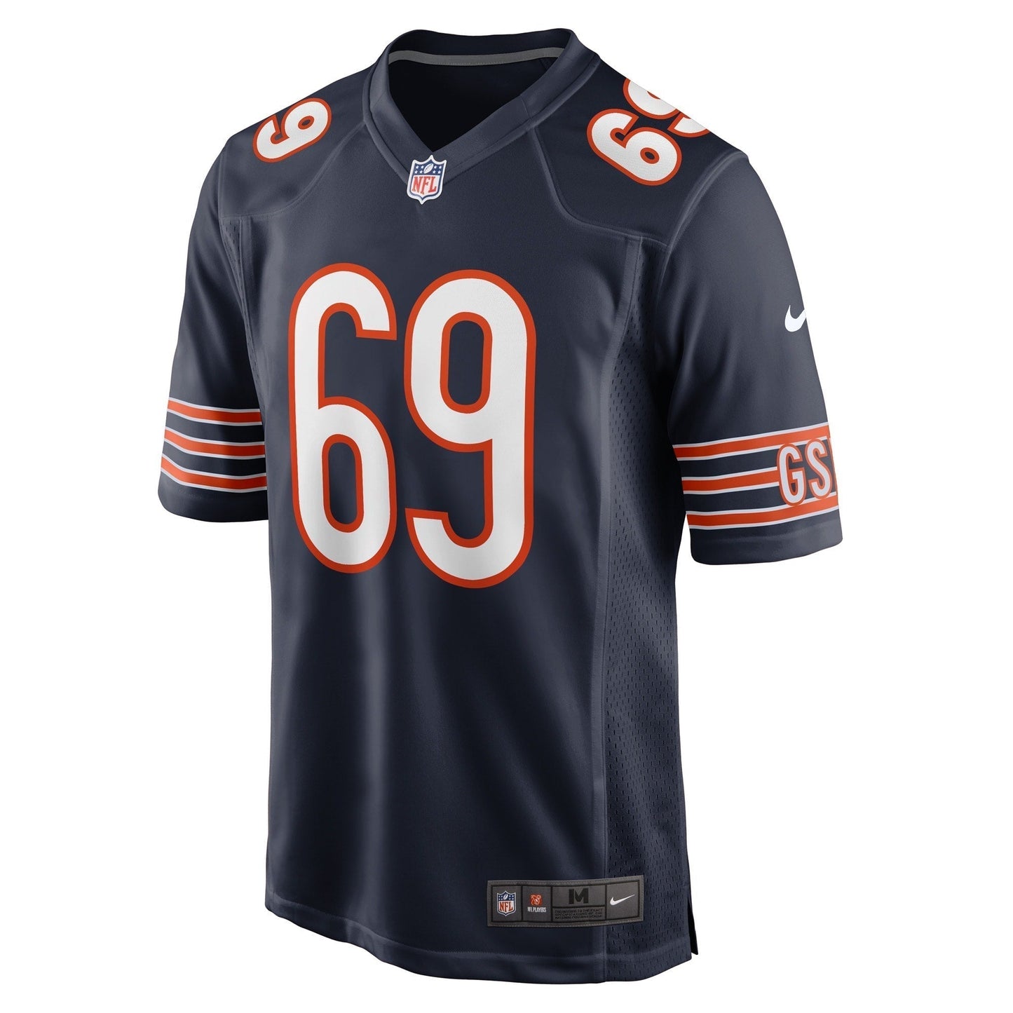 Ja'Tyre Carter Chicago Bears  Game   Jersey - Navy