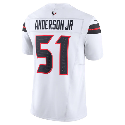 H.Texans #51 Will Anderson Jr. White Vapor F.U.S.E. Limited Jersey