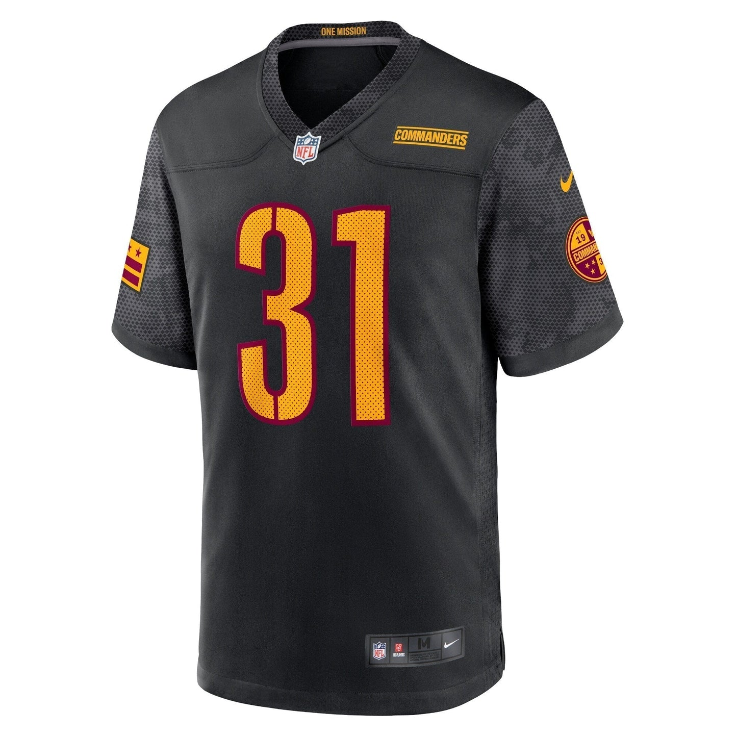 Kamren Curl Washington Commanders  Alternate Game   Jersey - Black