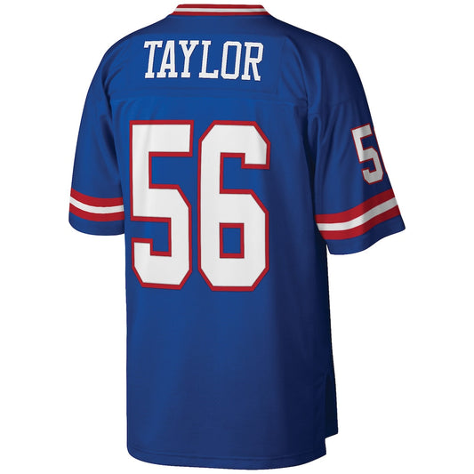 NY.Giants #56 Lawrence Taylor Mitchell & Ness Royal Big & Tall 1986 Retired Player Replica Jersey