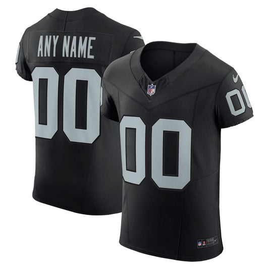 Las Vegas Raiders Black Vapor F.U.S.E. Elite Custom Jersey