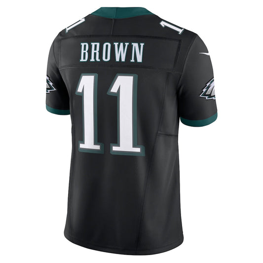 P.Eagles #11 A.J. Brown Black Alternate Vapor F.U.S.E. Limited Jersey