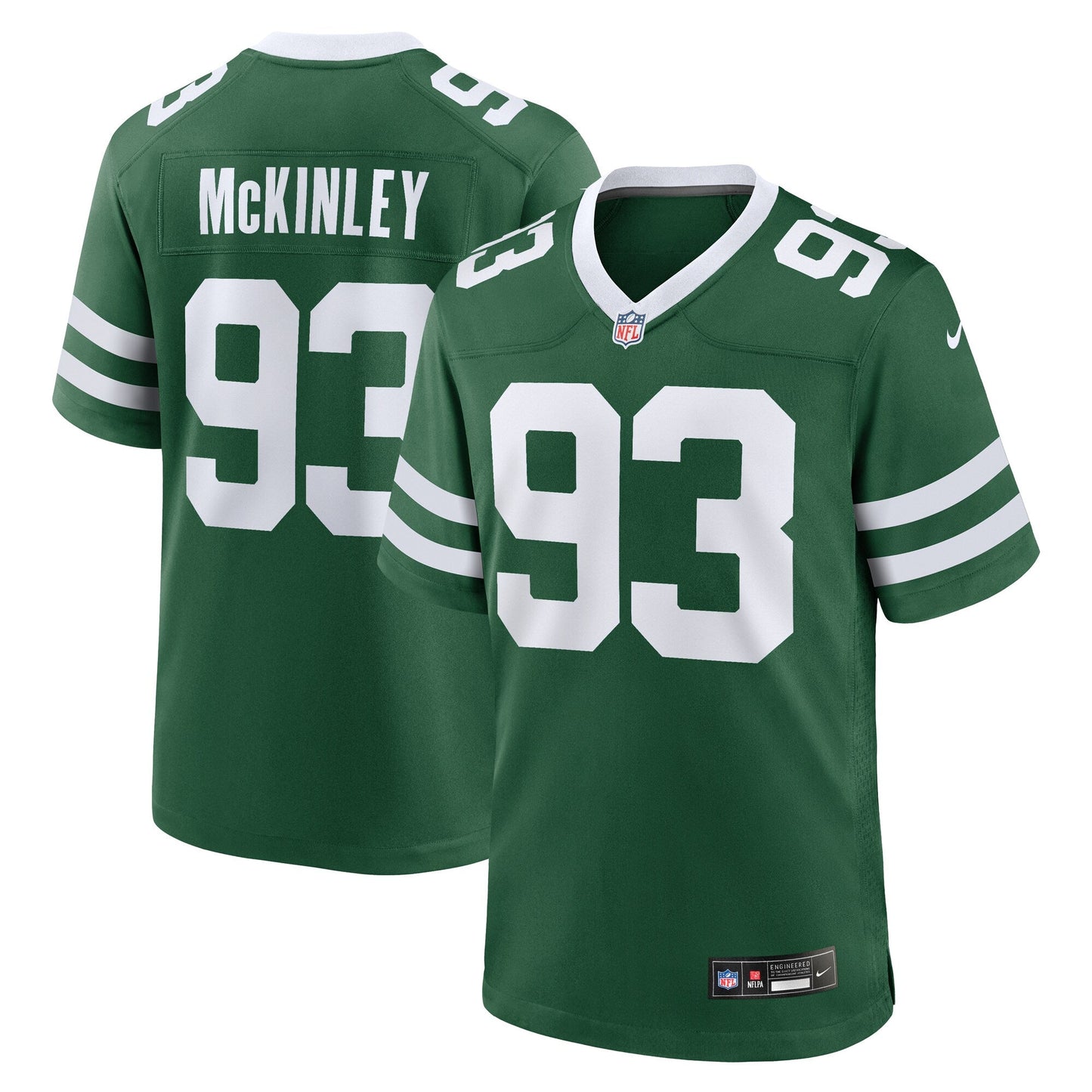 Takk McKinley New York Jets  Team Game Jersey - Legacy Green