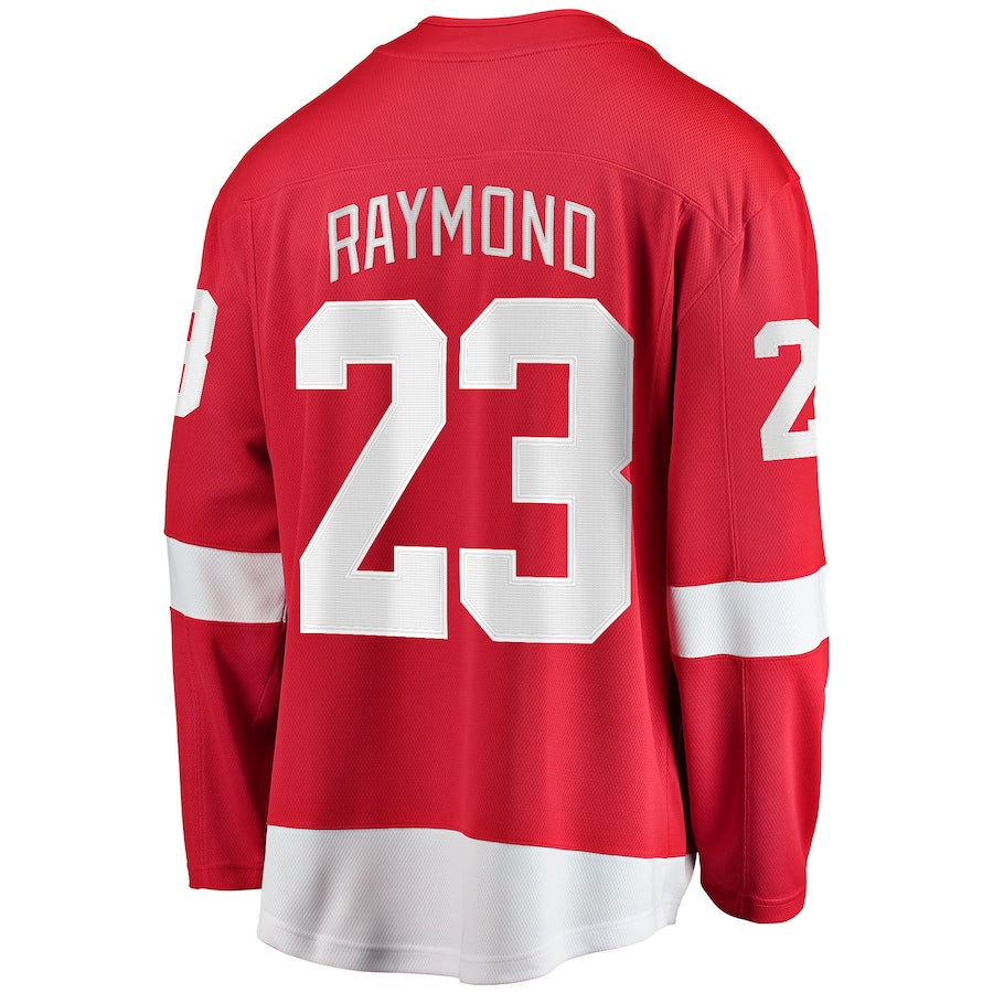 Lucas Raymond Detroit Red Wings   Home Breakaway  Jersey - Red