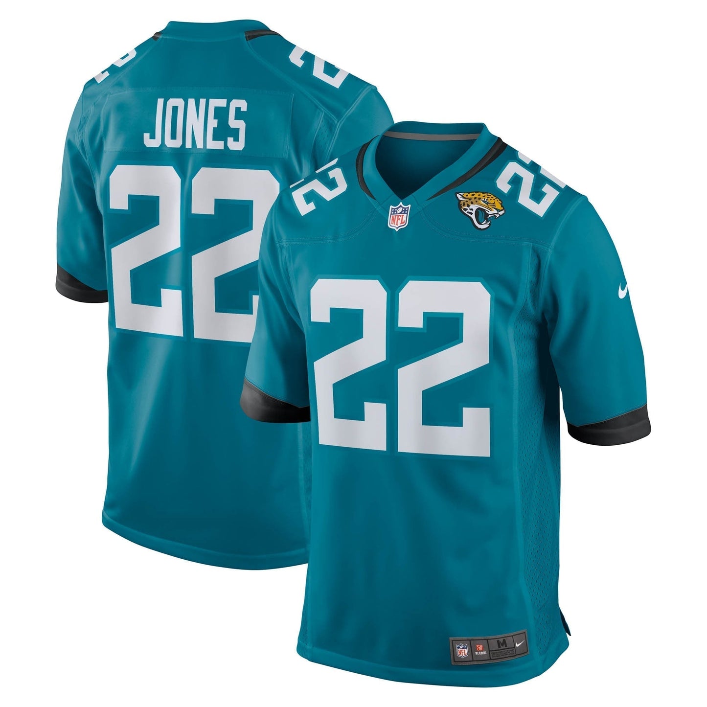 Jarrian Jones Jacksonville Jaguars  Team Game Jersey -  Teal