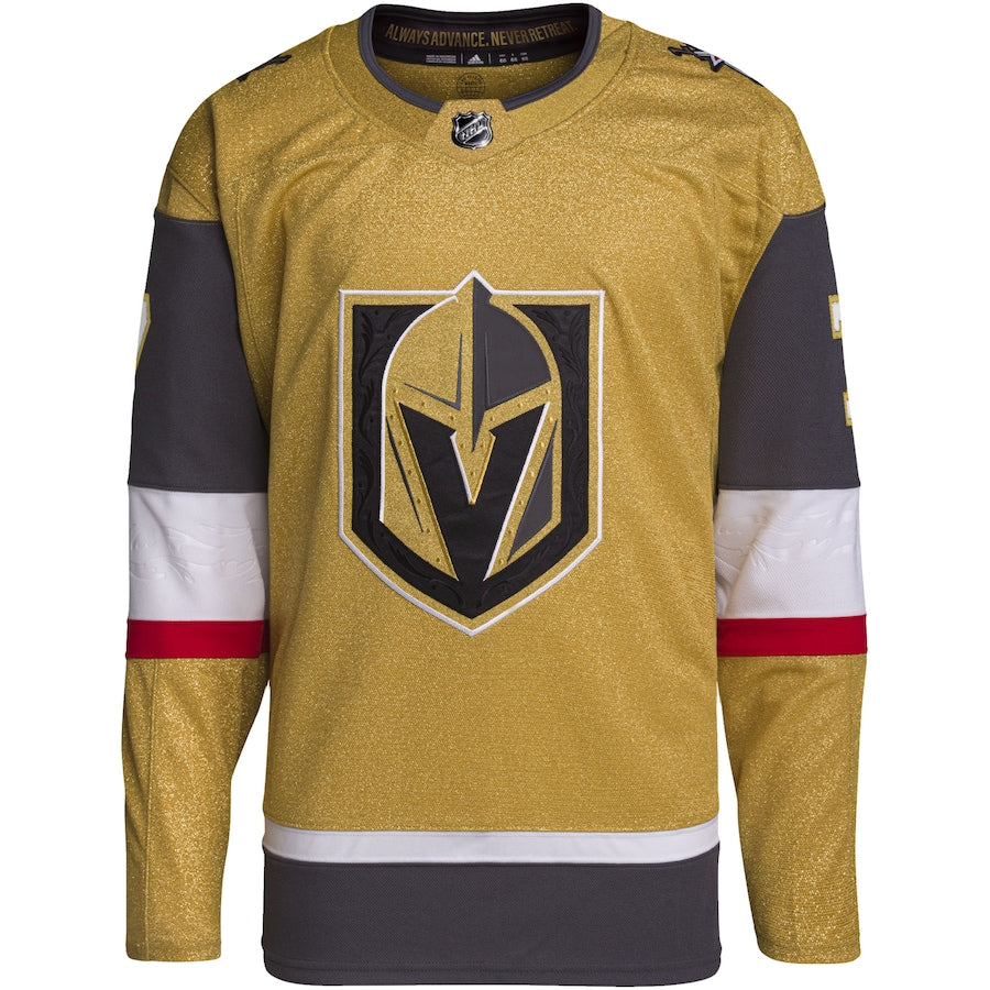Men's Vegas Golden Knights Alex Pietrangelo  Gold Home Primegreen Authentic Player Jersey