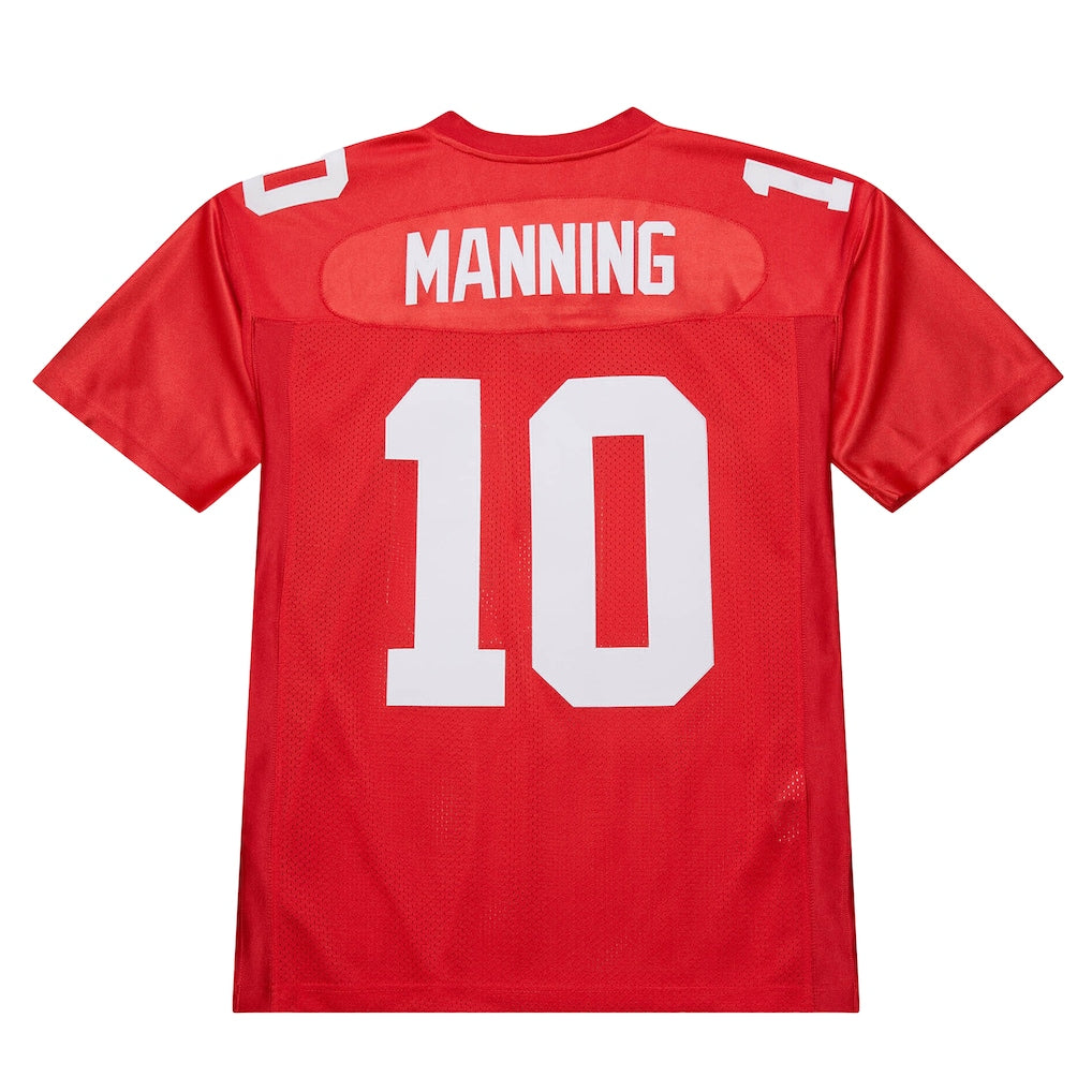 NY.Giants #10 Eli Manning 2004 Mitchell & Ness Red Authentic Throwback Retired Player Jersey