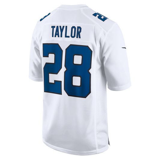 IN.Colts #28 Jonathan Taylor Tundra White Fashion Game Jersey