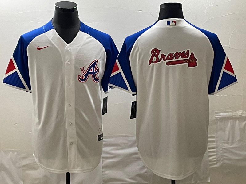 Men's Atlanta Braves  White 2023 City Connect Replica Jersey