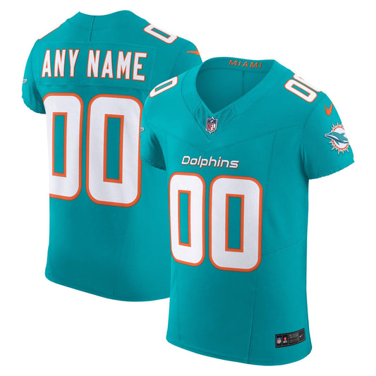 Miami Dolphins Aqua Vapor F.U.S.E. Elite Custom Jersey