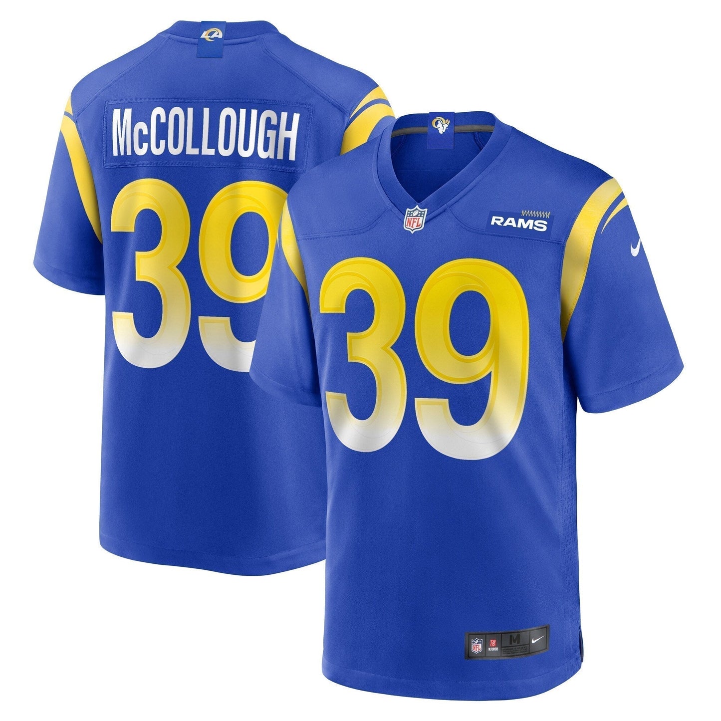 Jaylen McCollough Los Angeles Rams  Game Jersey -  Royal