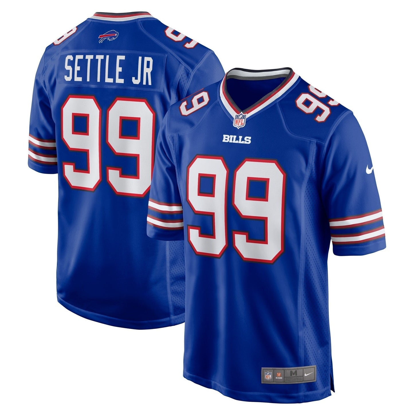 Tim Settle Buffalo Bills  Game Jersey - Royal