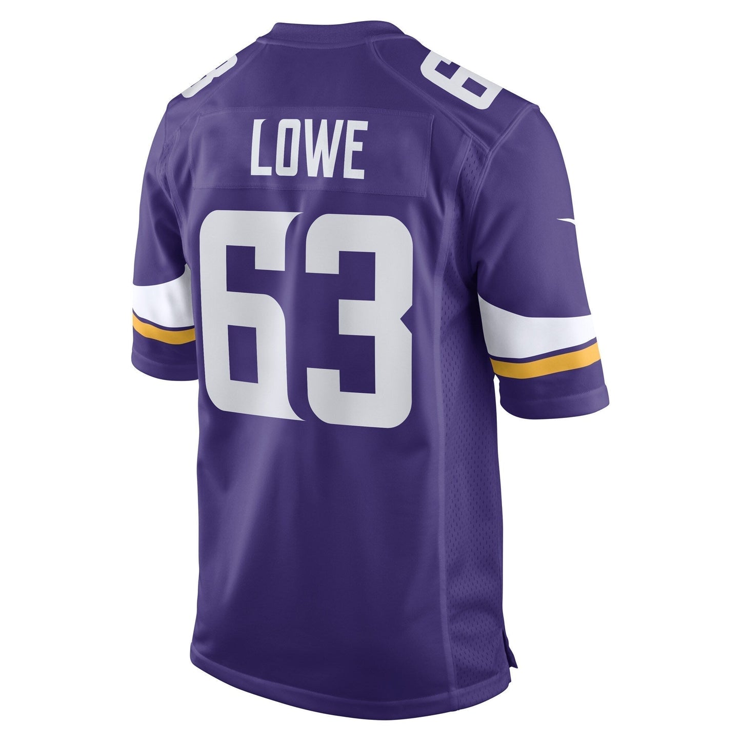 Vederian Lowe Minnesota Vikings  Game   Jersey - Purple