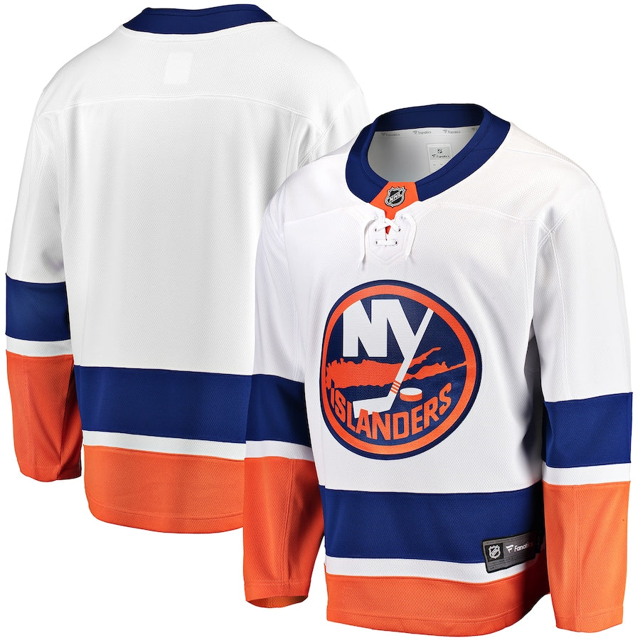 New York Islanders Breakaway Away Blank Jersey - White