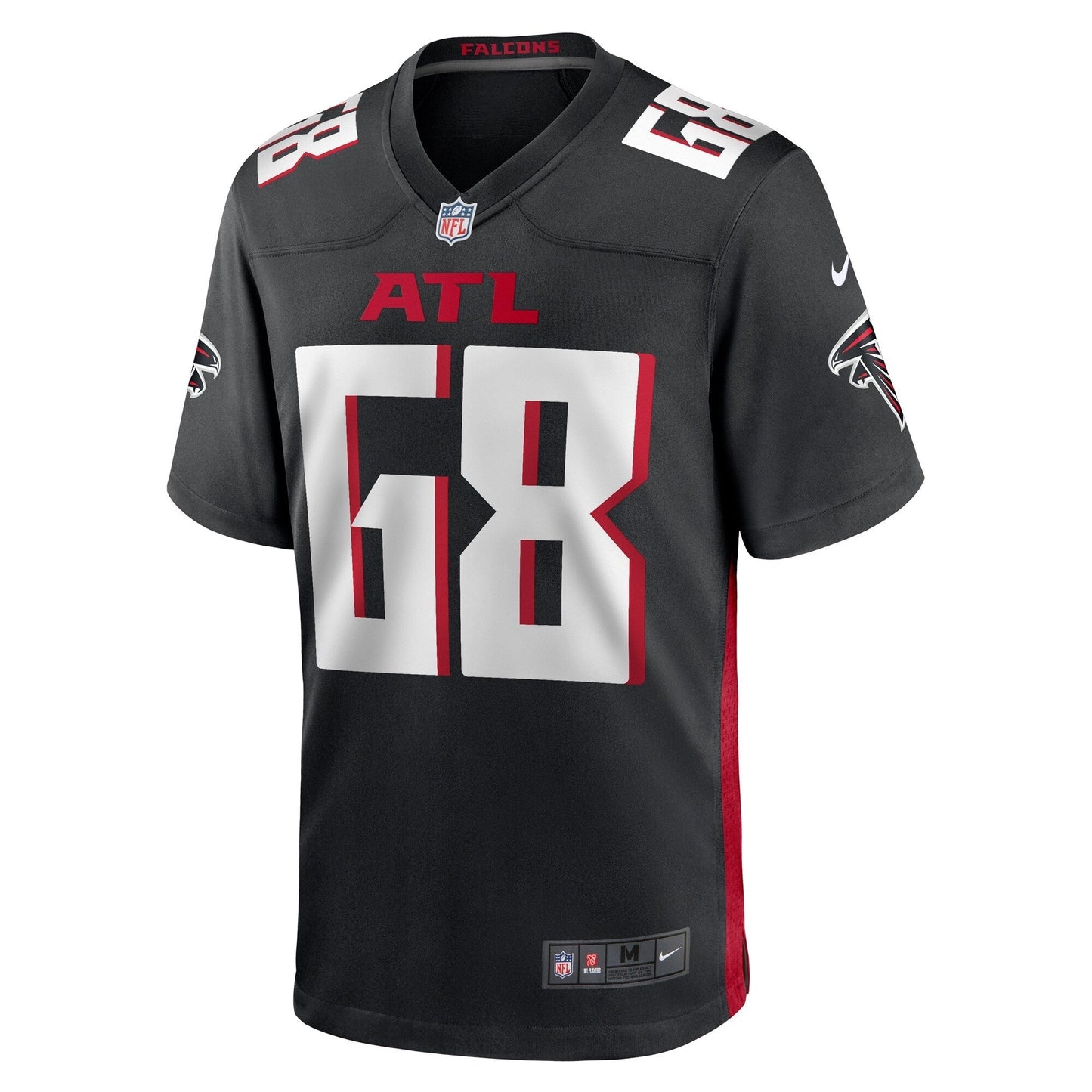 Kyle Hinton Atlanta Falcons  Team Game Jersey -  Black