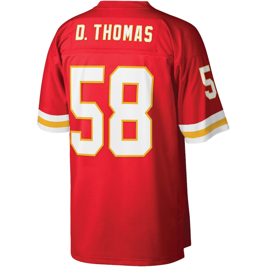 KC.Chiefs #58 Derrick Thomas Mitchell & Ness Red Legacy Replica Jersey