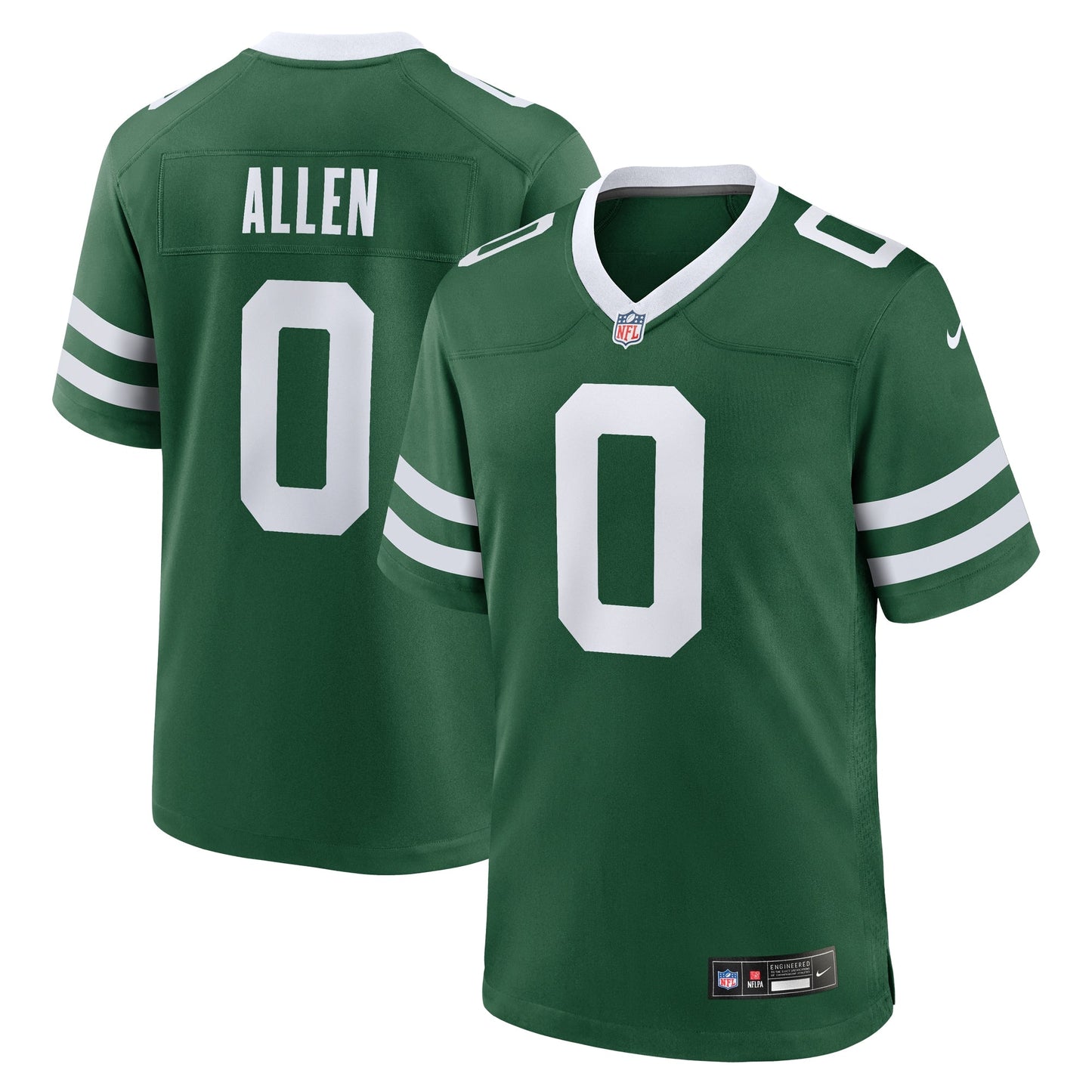 Braelon Allen New York Jets  Game Jersey - Legacy Green