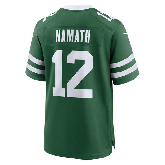 NY.Jets #12 Joe Namath Legacy Green Game Jersey