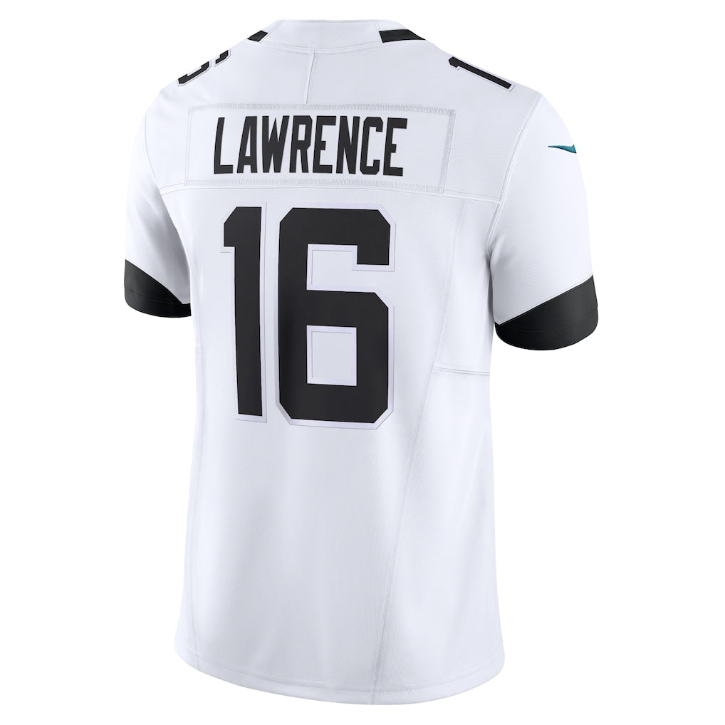 J.Jaguars #16 Trevor Lawrence White Game Jersey