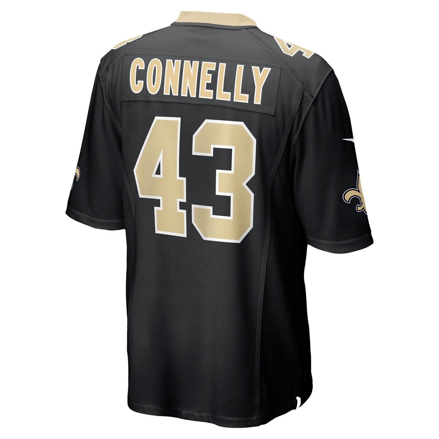 Ryan Connelly New Orleans Saints  Team Game Jersey -  Black