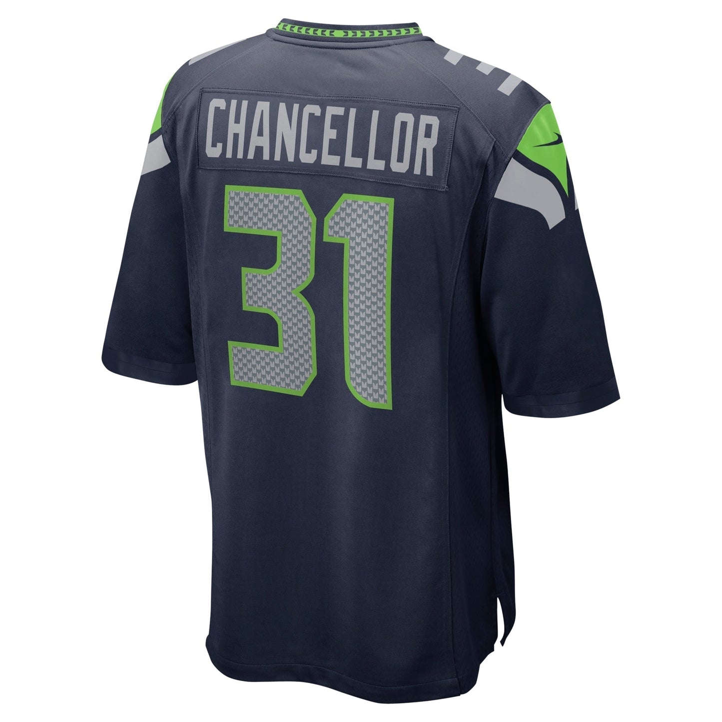 Kam Chancellor Seattle Seahawks  Retired   Game Jersey - College Navy