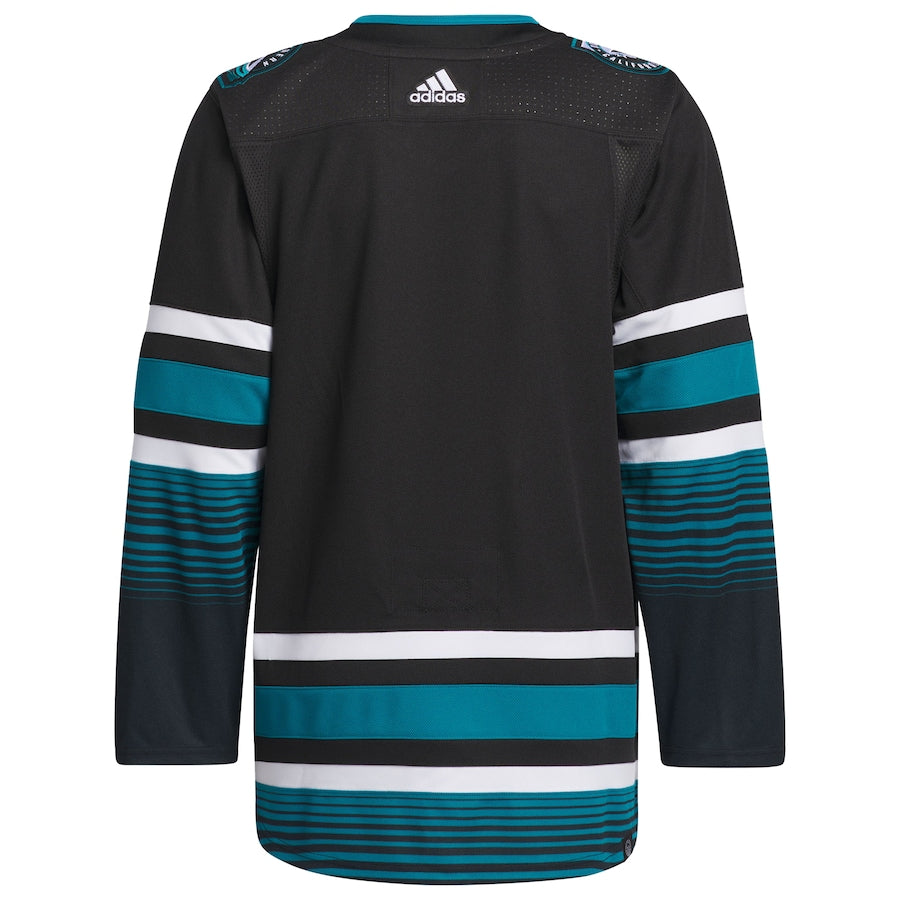 Men's San Jose Sharks  Black Alternate Authentic Primegreen Jersey
