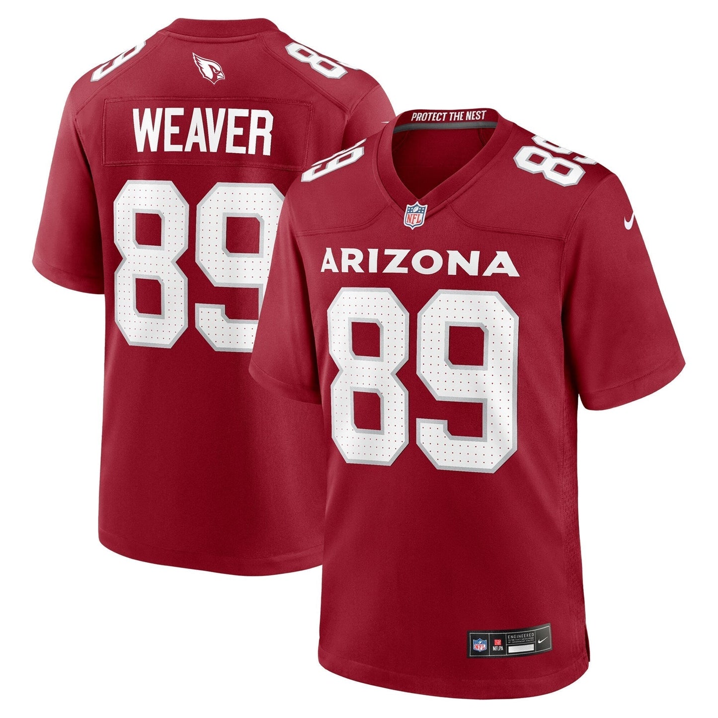 Xavier Weaver Arizona Cardinals  Team Game Jersey -  Cardinal