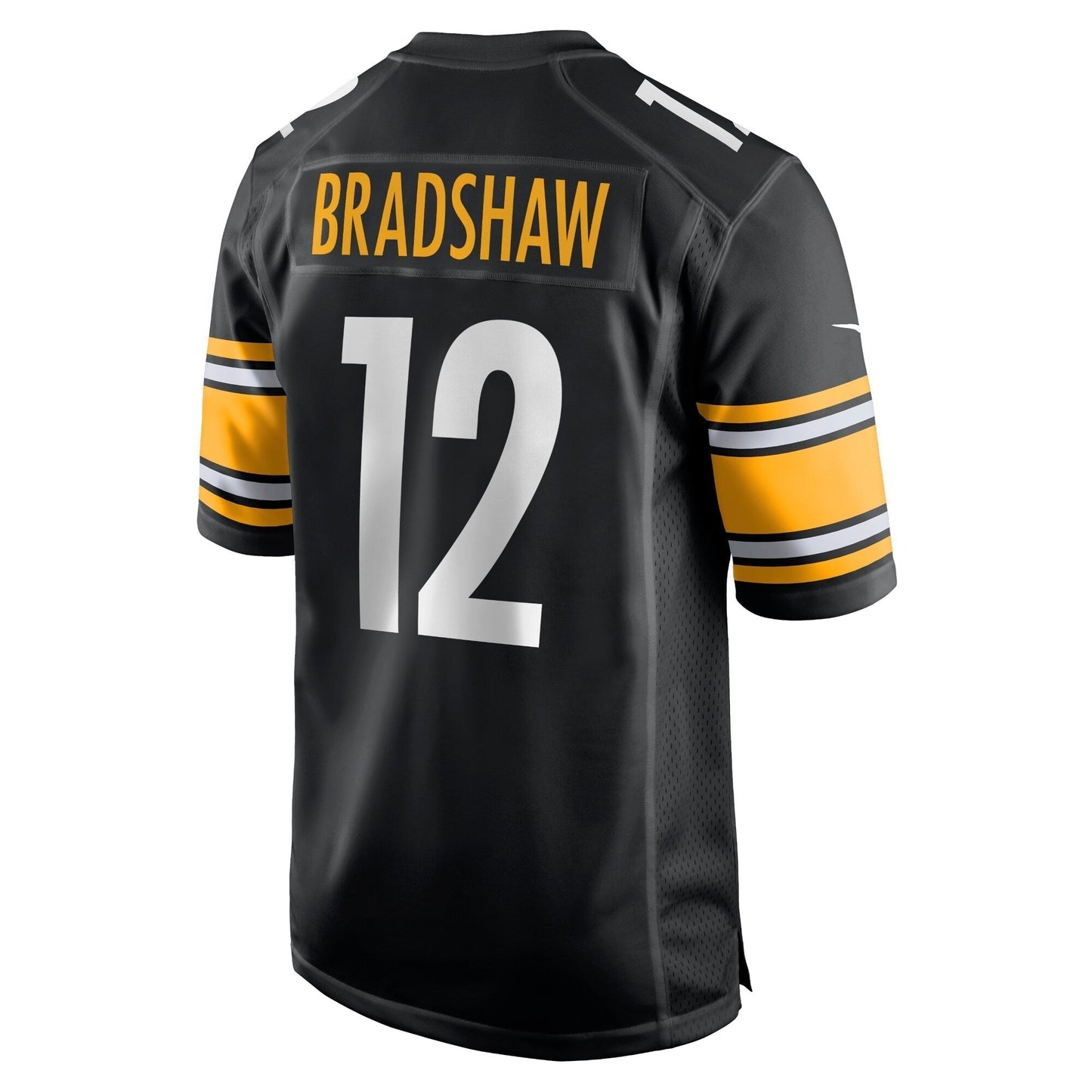 Terry Bradshaw Pittsburgh Steelers  Retired   Game Jersey - Black