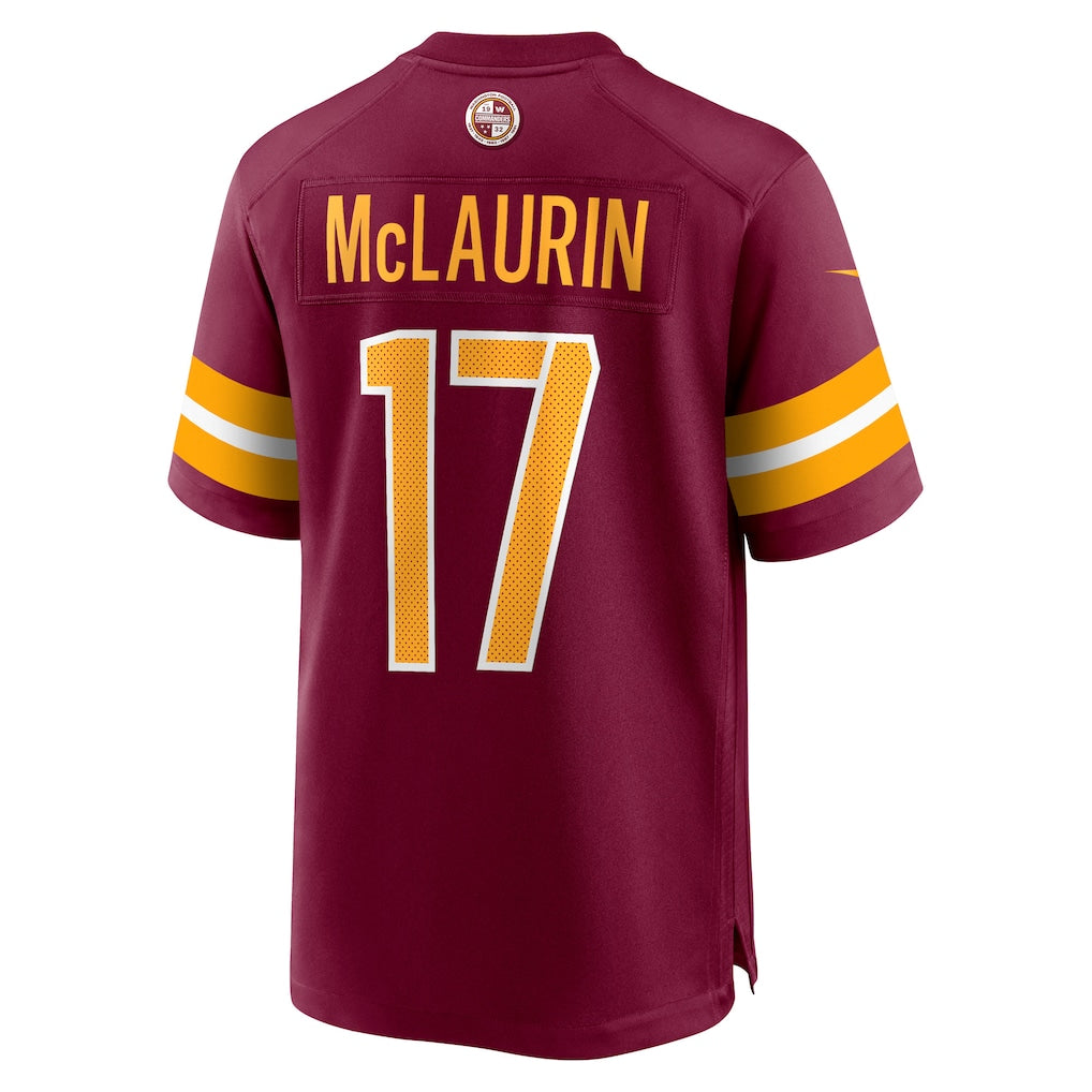 W.Commanders#17 Terry McLaurinBurgundy Player Game Jersey