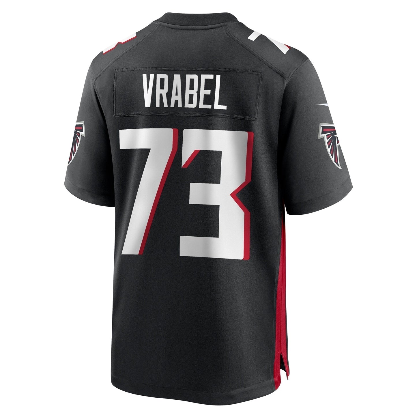 Tyler Vrabel Atlanta Falcons    Game Jersey - Black