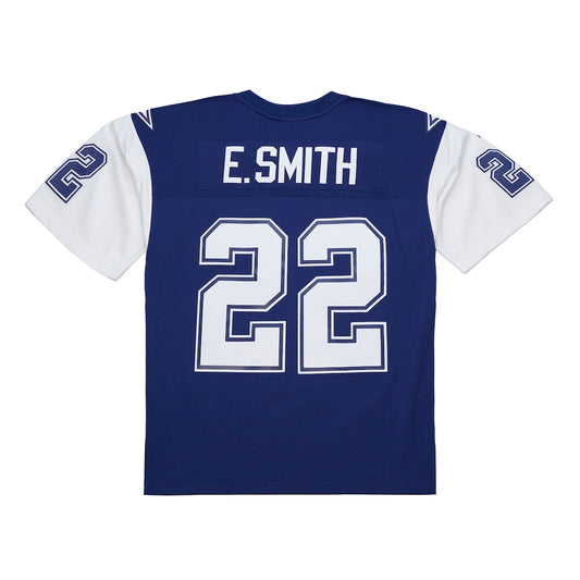 D.Cowboys #22 Emmitt Smith Mitchell & Ness Navy 1995 Legacy Replica Jersey