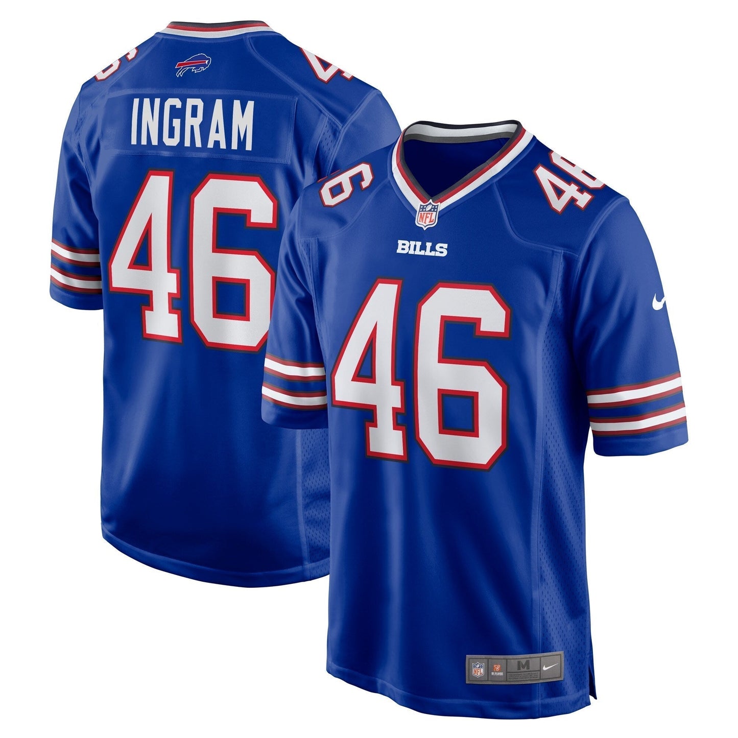 Ja'Marcus Ingram Buffalo Bills    Game Jersey - Royal