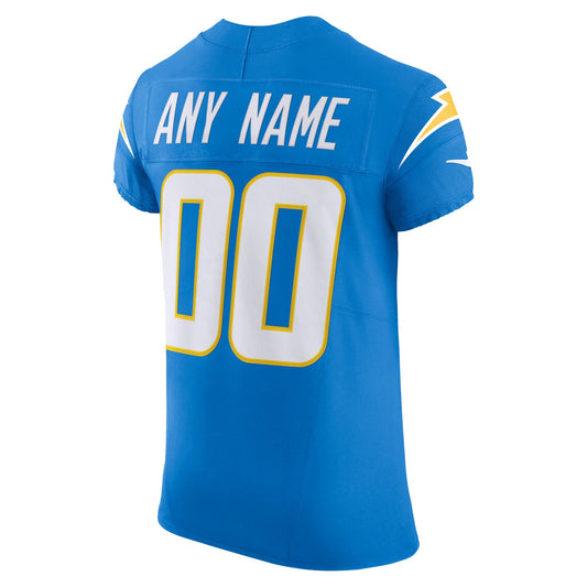 Los Angeles Chargers Powder Blue Vapor F.U.S.E. Elite Custom Jersey