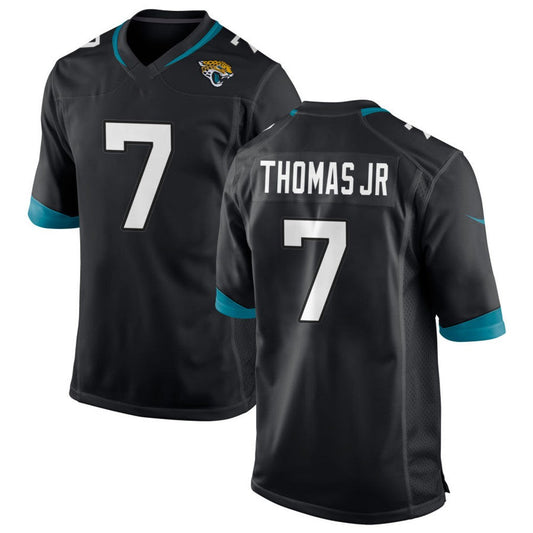 J.Jaguars #7 Brian Thomas Jr Black Retired Player Alternate Game Jersey