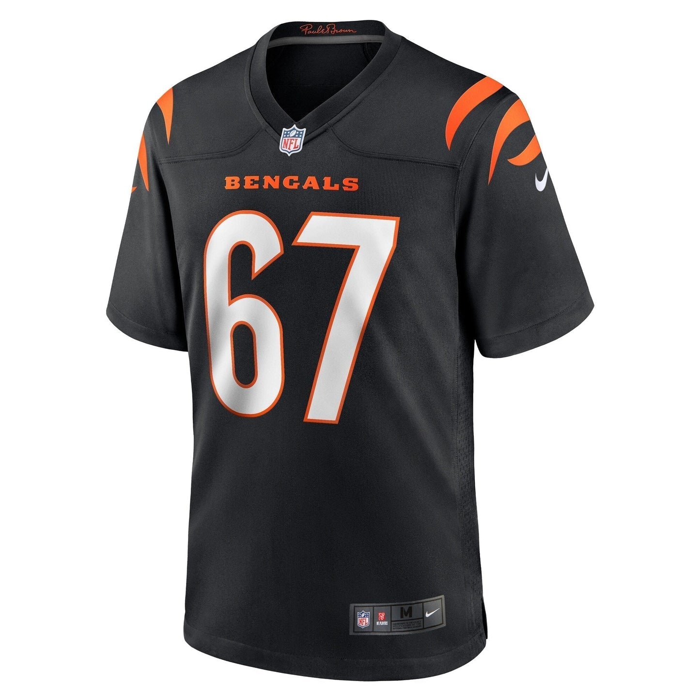 Cordell Volson Cincinnati Bengals  Game   Jersey - Black